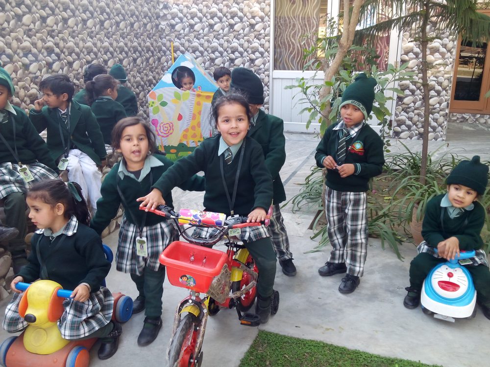 Kids on bicycles